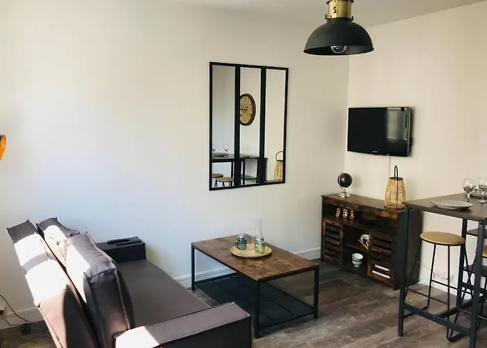 Appartement 2/3 Pers, Centre Ville Avec Parking.